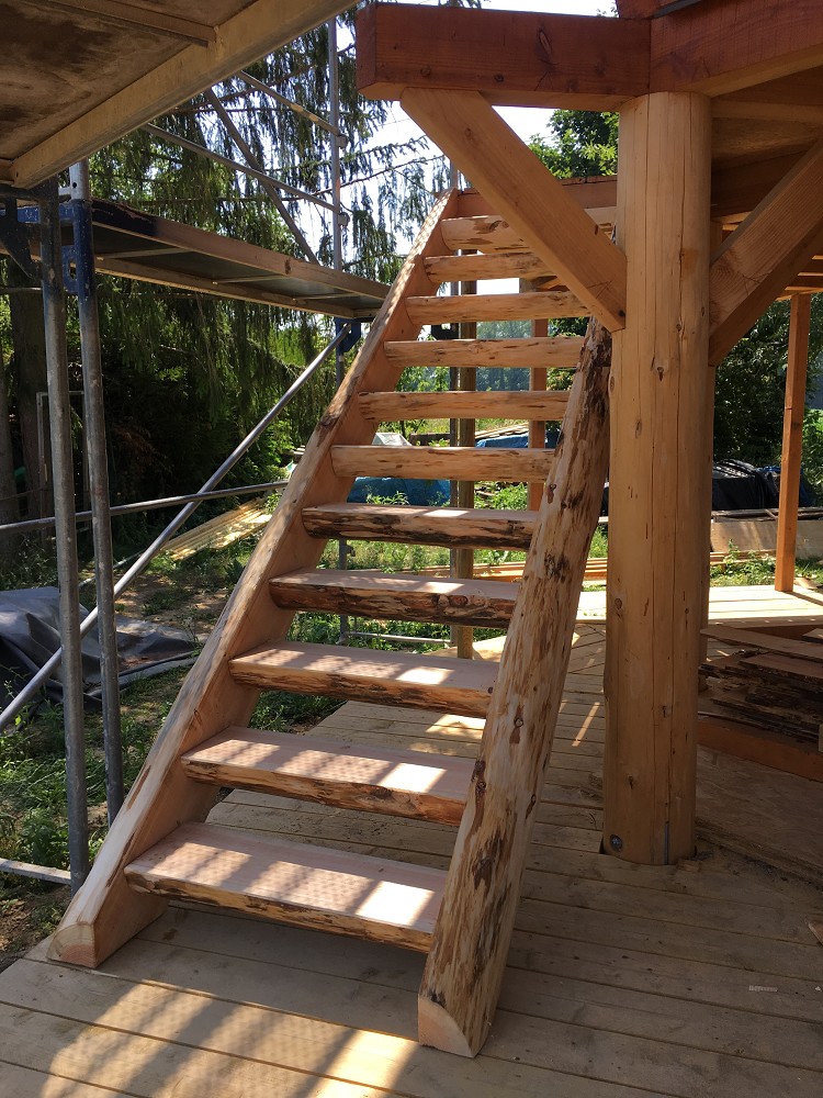 Escalier en bois